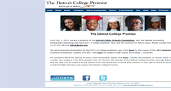 Desktop Screenshot of detroitcollegepromise.com